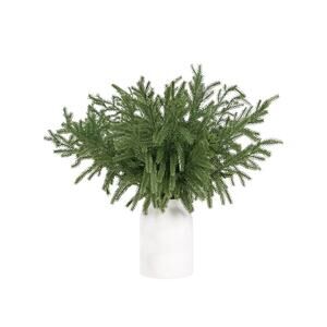 Real Touch Norfolk Pine Branch 12 Artificial Christmas Green Plants Branches s29